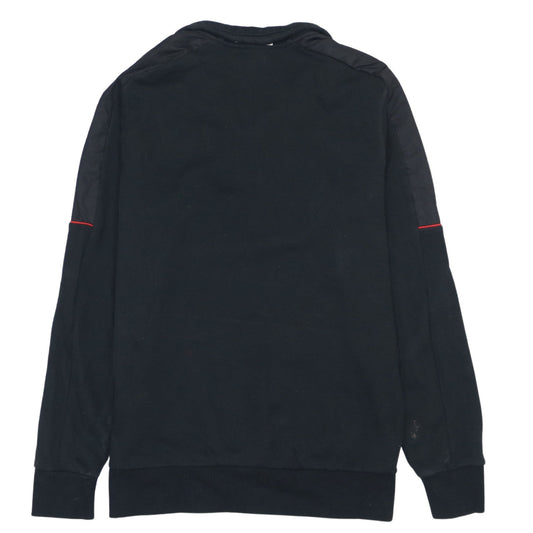 Puma Men's Black 1/4 Zip Sports Sweatshirt Size S