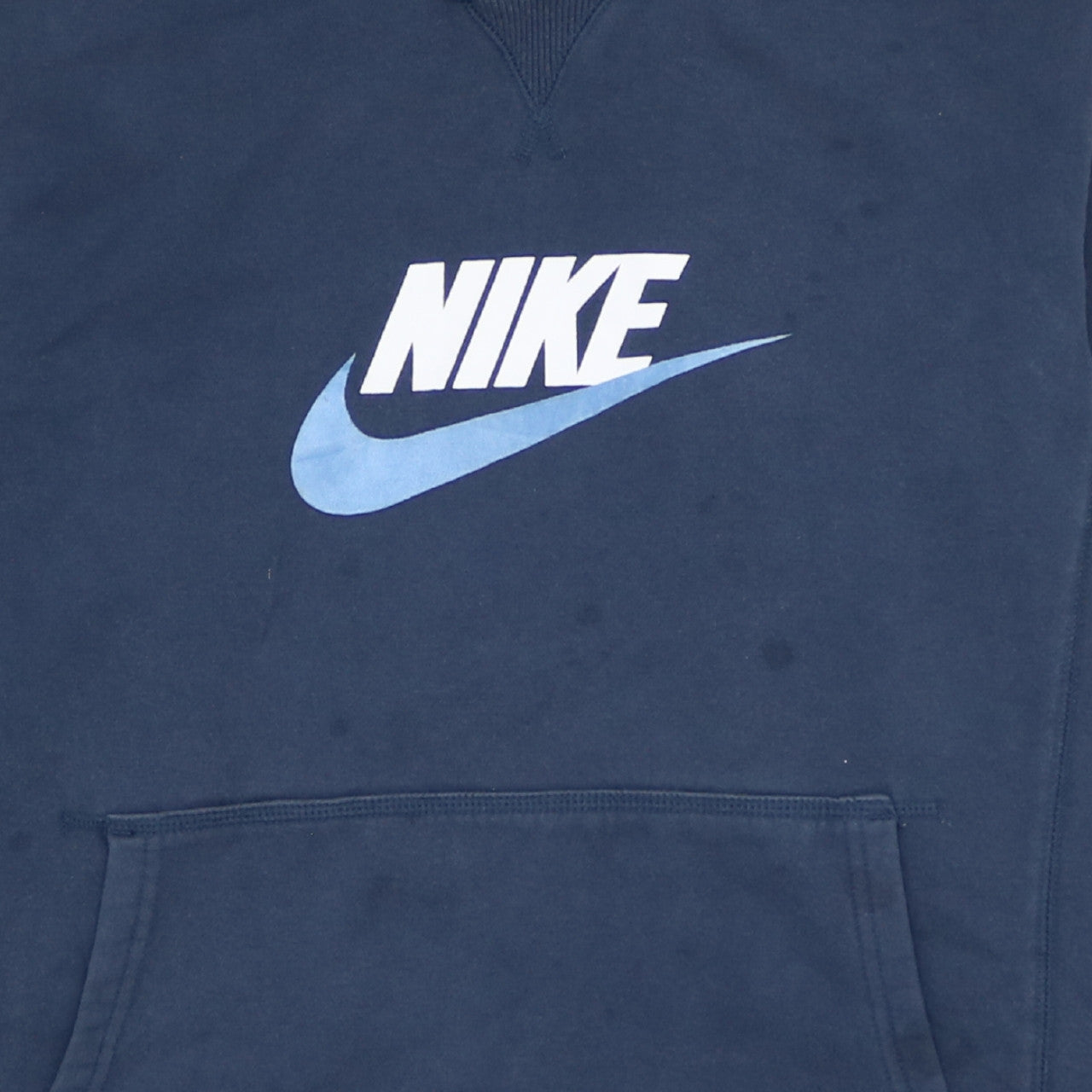 Nike Boys Blue XL Pullover Hoodie with Logo Print