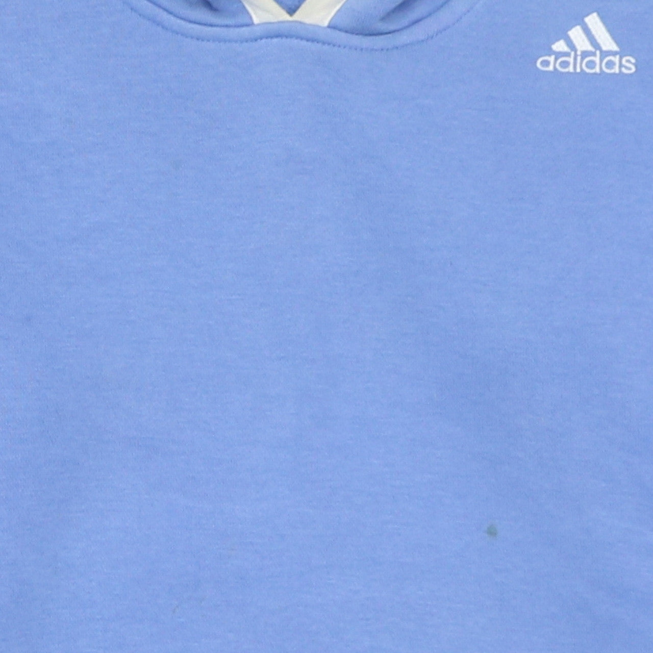 Adidas Women Blue Pullover Hoodie with Stripes Size 10