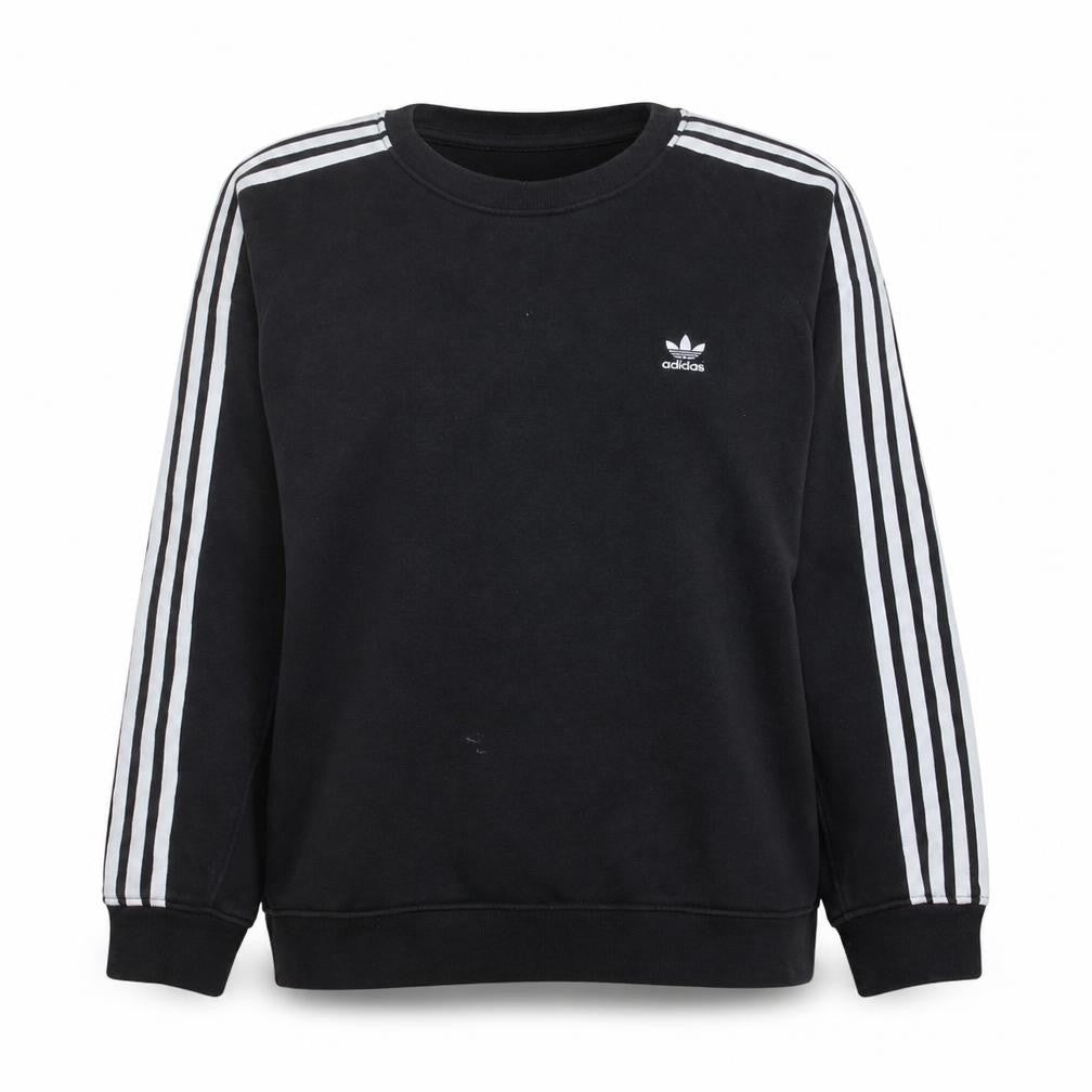 Adidas Womens Black Size 16 Crew Neck Pullover Sweatshirt