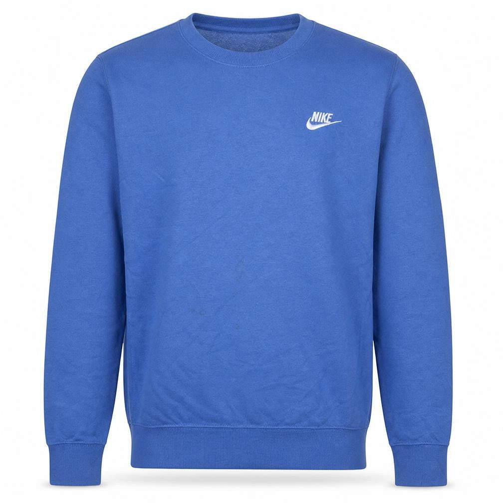 Nike Men's Blue Crew Neck Pullover Sweatshirt XS Sportswear