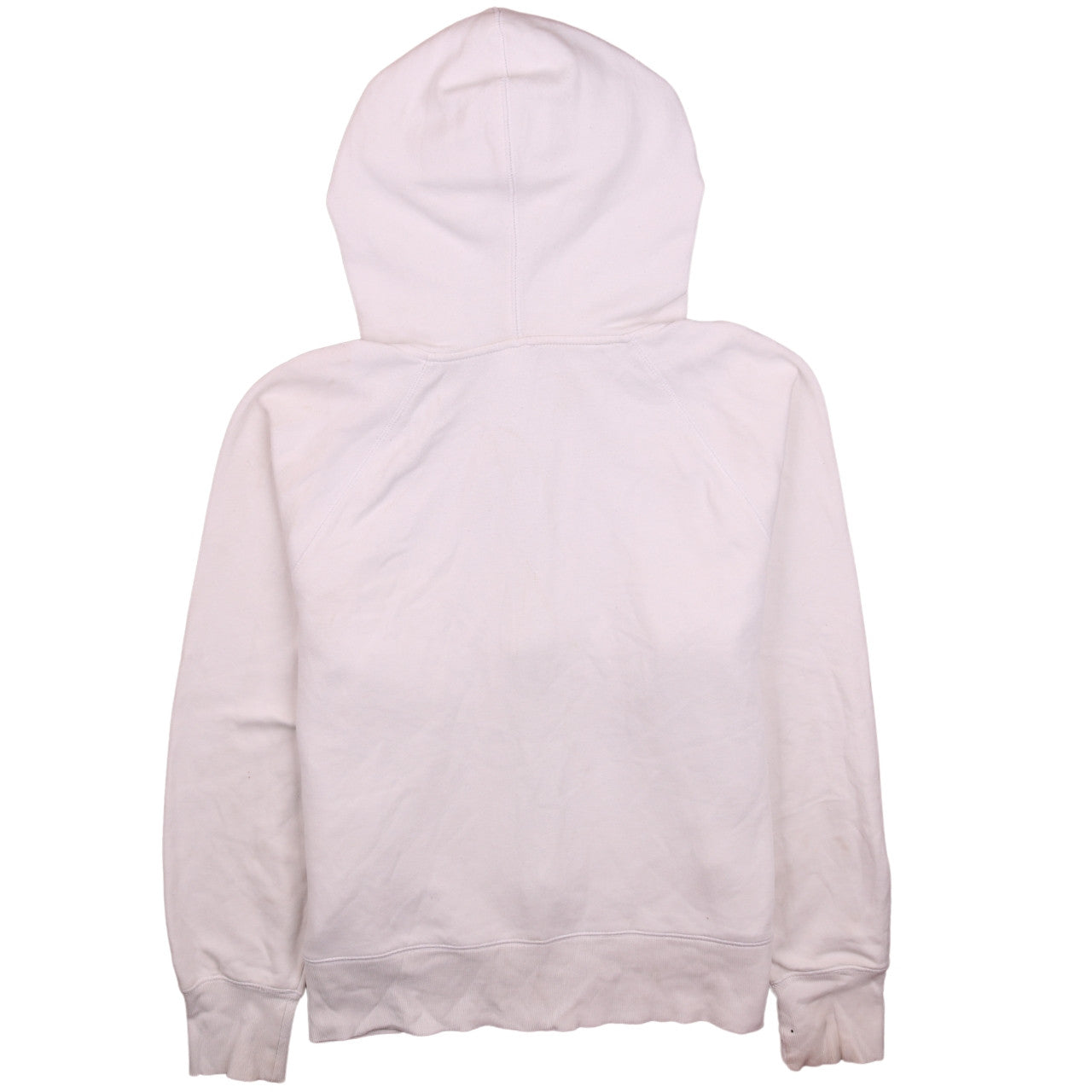 Champion Womens White Full Zip Hoodie XL Cotton Blend