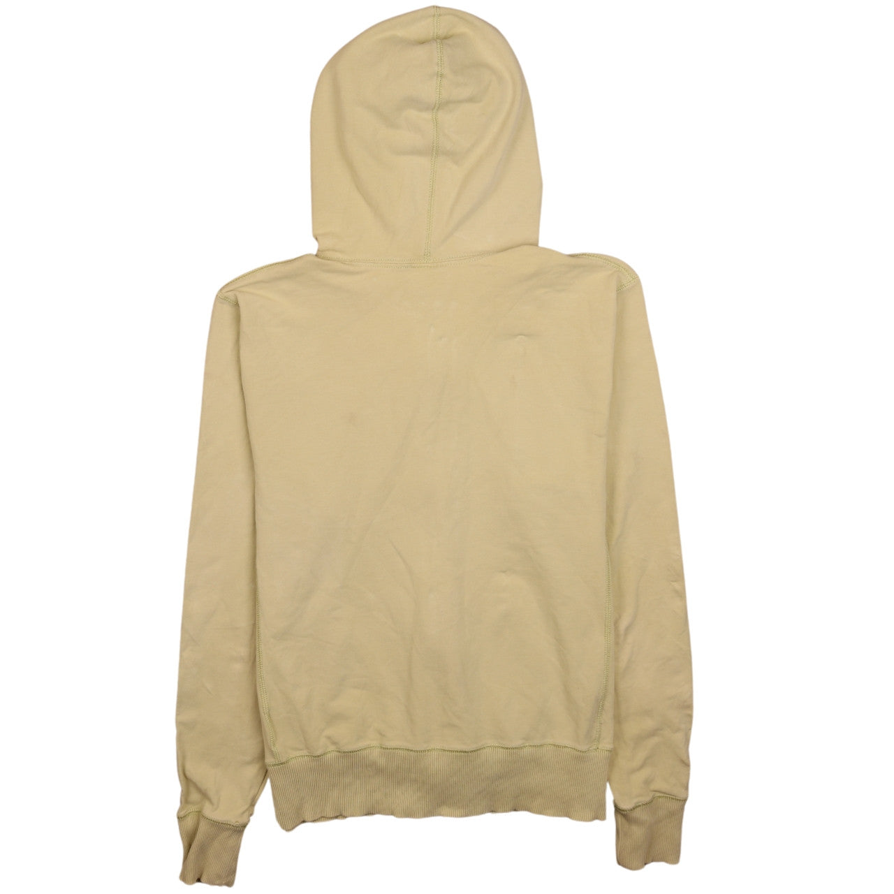 Nike Women Beige Full Zip Hoodie L 12-14 Sportswear Logo