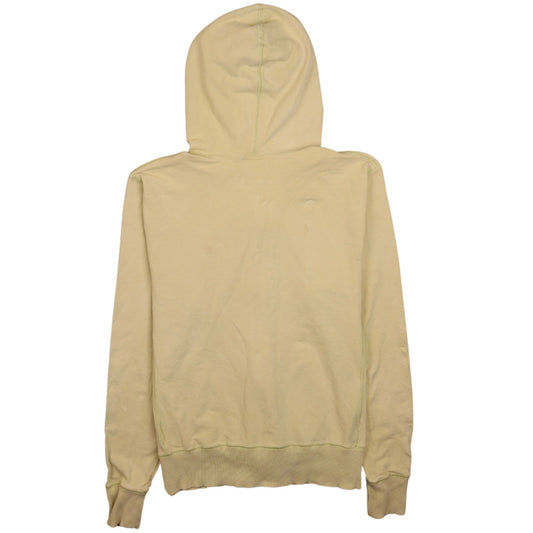 Nike Women Beige Full Zip Hoodie L 12-14 Sportswear Logo