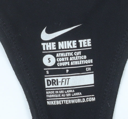 Nike Women's Black Dri-FIT Racerback Tank Top Size S