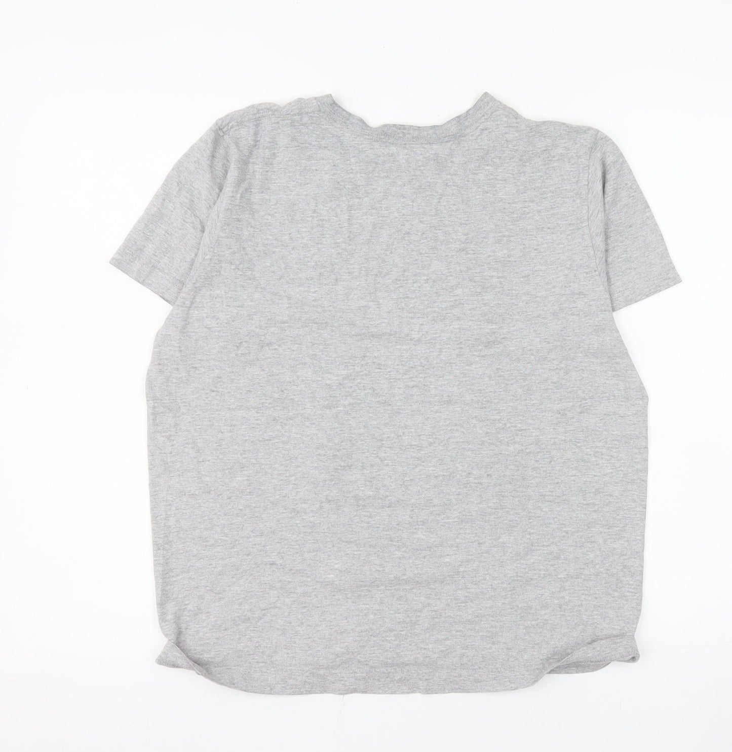 Ralph Lauren Polo Jeans Grey Men's M Vintage Logo Graphic T-Shirt