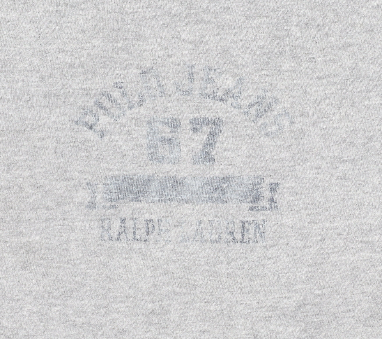 Ralph Lauren Polo Jeans Grey Men's M Vintage Logo Graphic T-Shirt