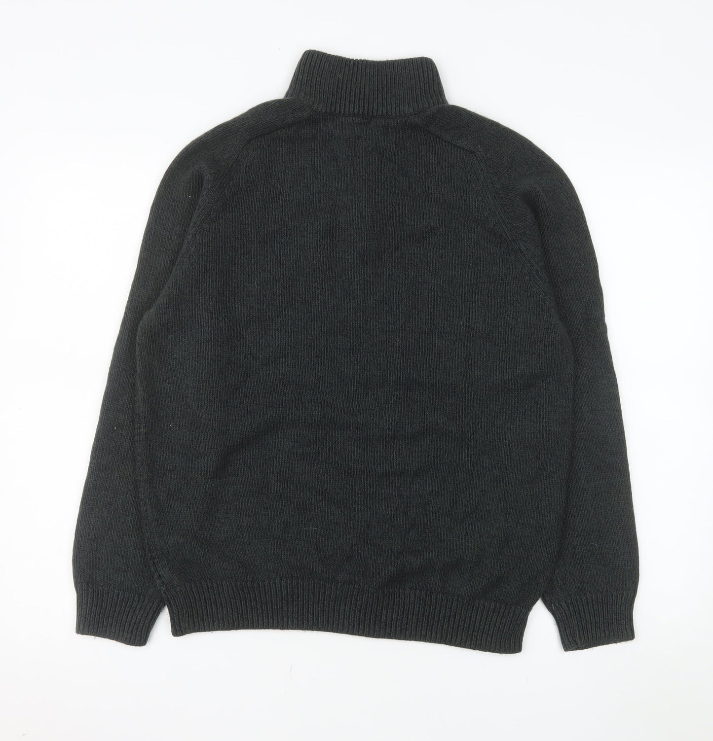Tu Men’s Grey 1/4 Zip Knit Pullover Sweater Size M