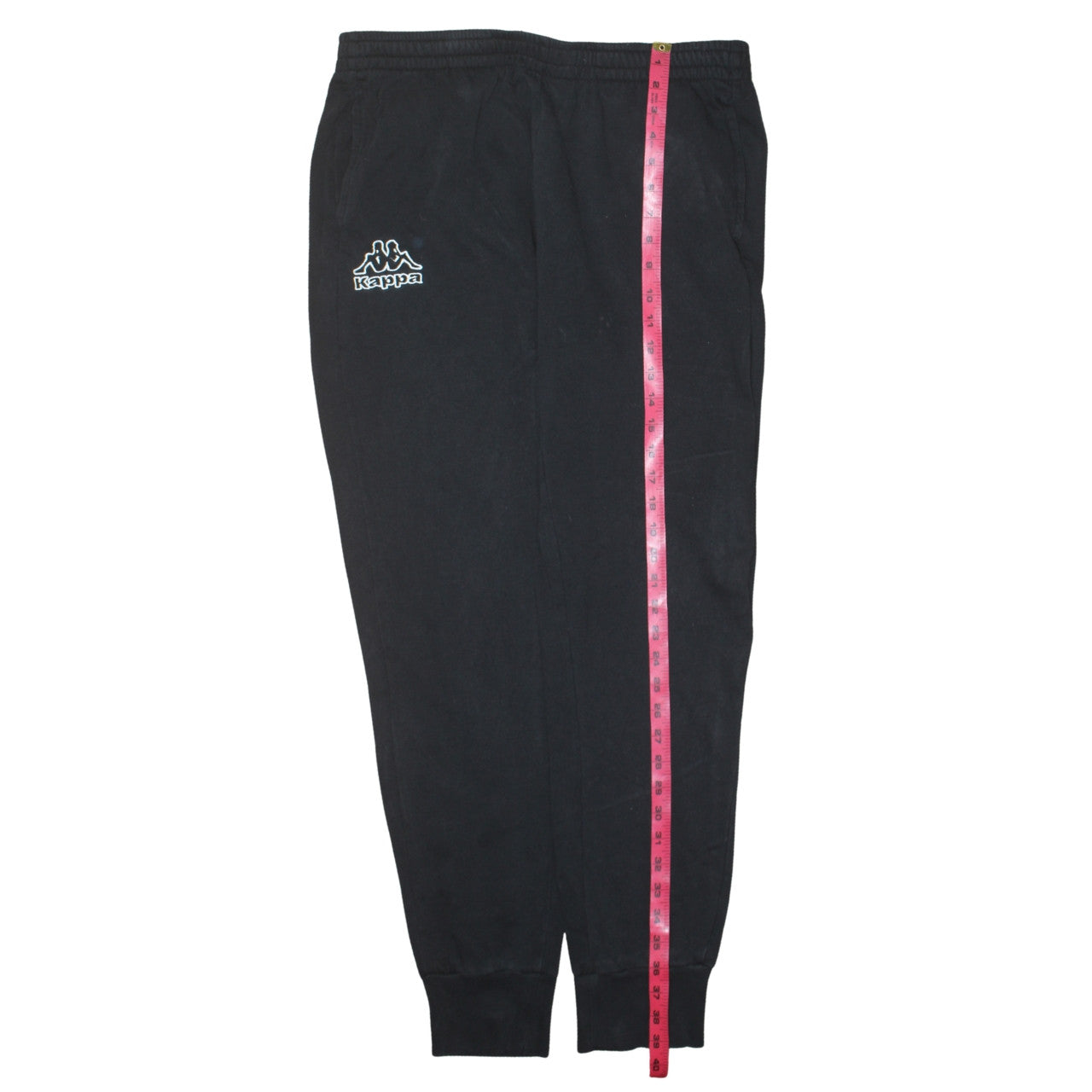 Kappa Men's Black XL Jogger Sweatpants Fleece Regular Fit