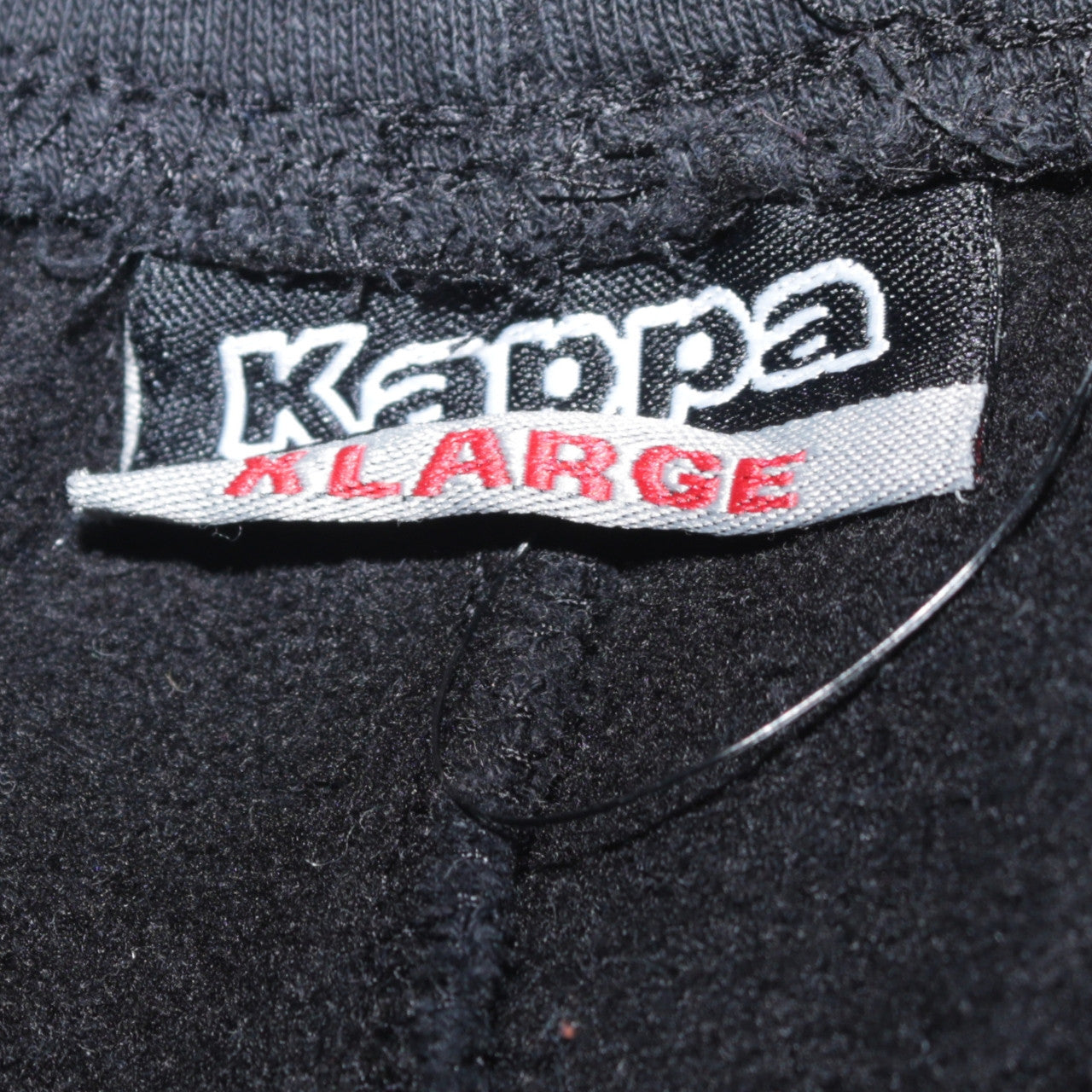 Kappa Men's Black XL Jogger Sweatpants Fleece Regular Fit