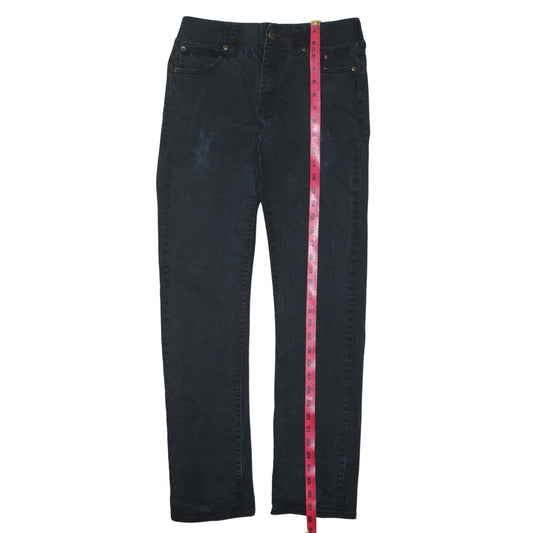 Lee Men's Black Slim Straight Jeans 29W x 30L Stretch Denim