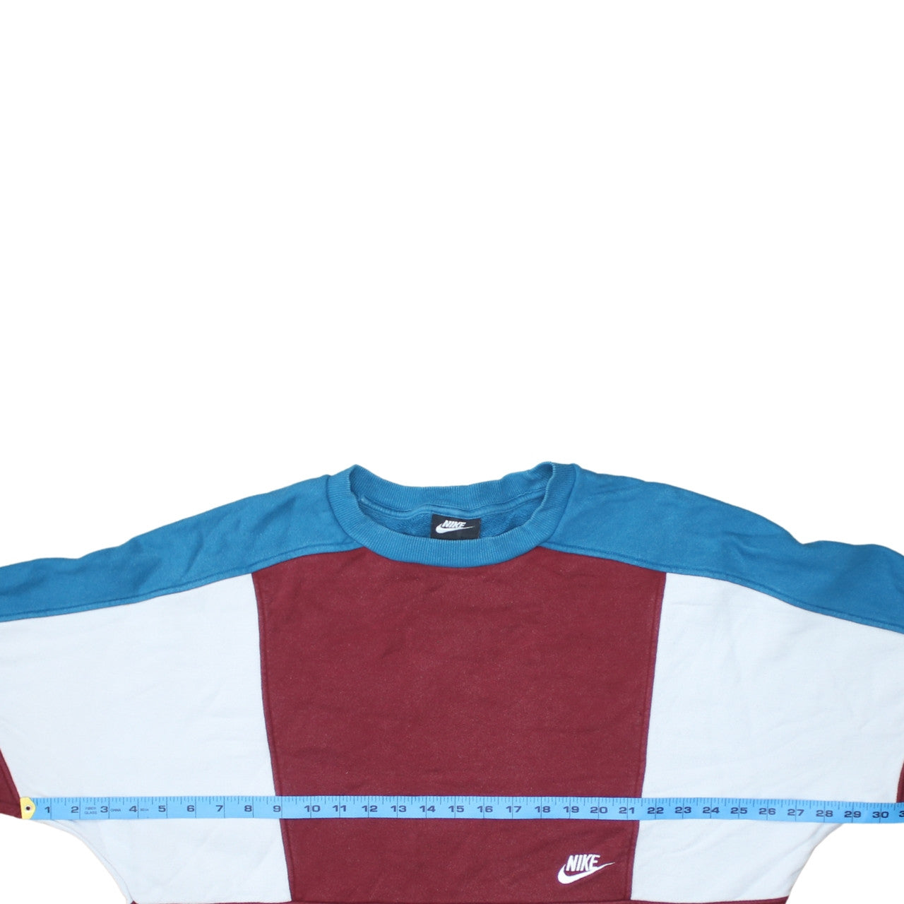 Nike Men's Multicoloured Crew Neck Pullover Sweatshirt Size M