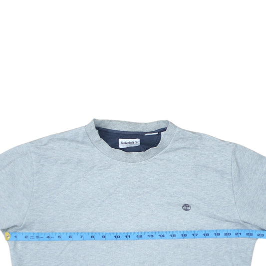 Timberland Men's Grey Crew Neck Pullover Sweatshirt Size M