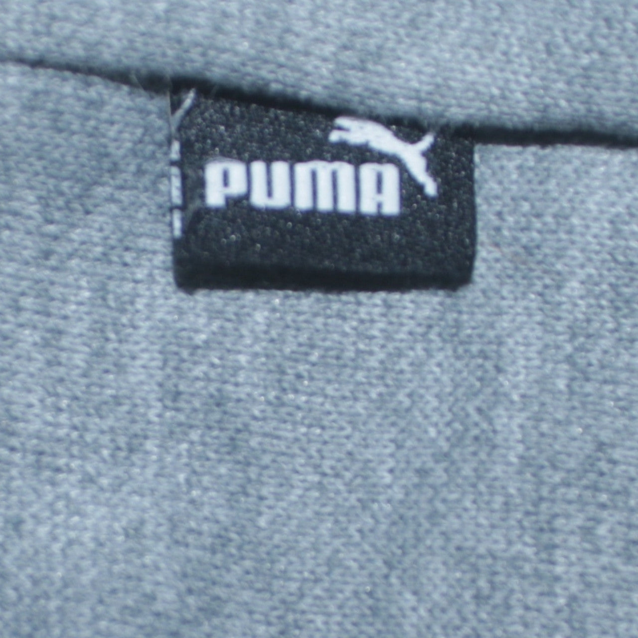 Puma Men's Grey Crew Neck Logo Pullover Sweatshirt Size M