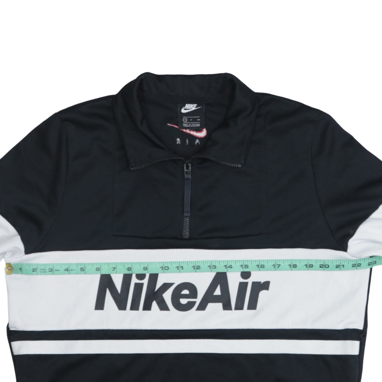 Nike Air Men's Black Small 1/2 Zip Sweatshirt Sports Top