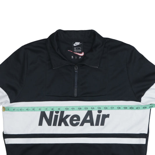 Nike Air Men's Black Small 1/2 Zip Sweatshirt Sports Top