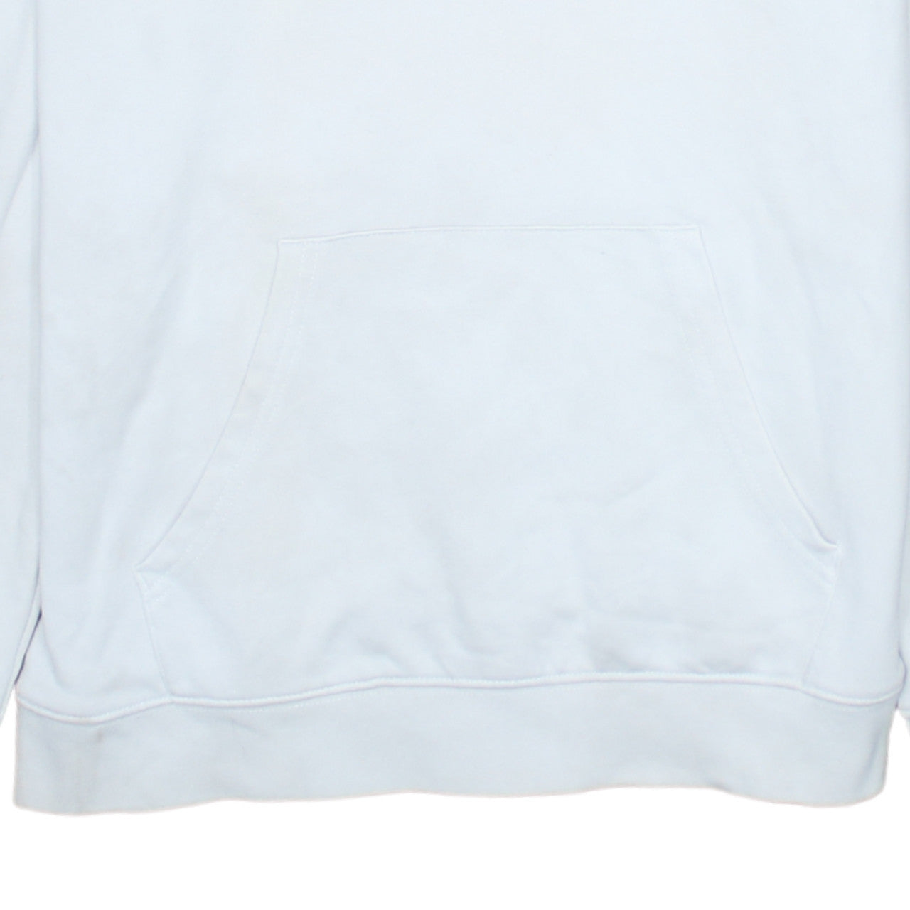 Champion White Small Womens Hoodie Pullover Cotton Blend Logo Print