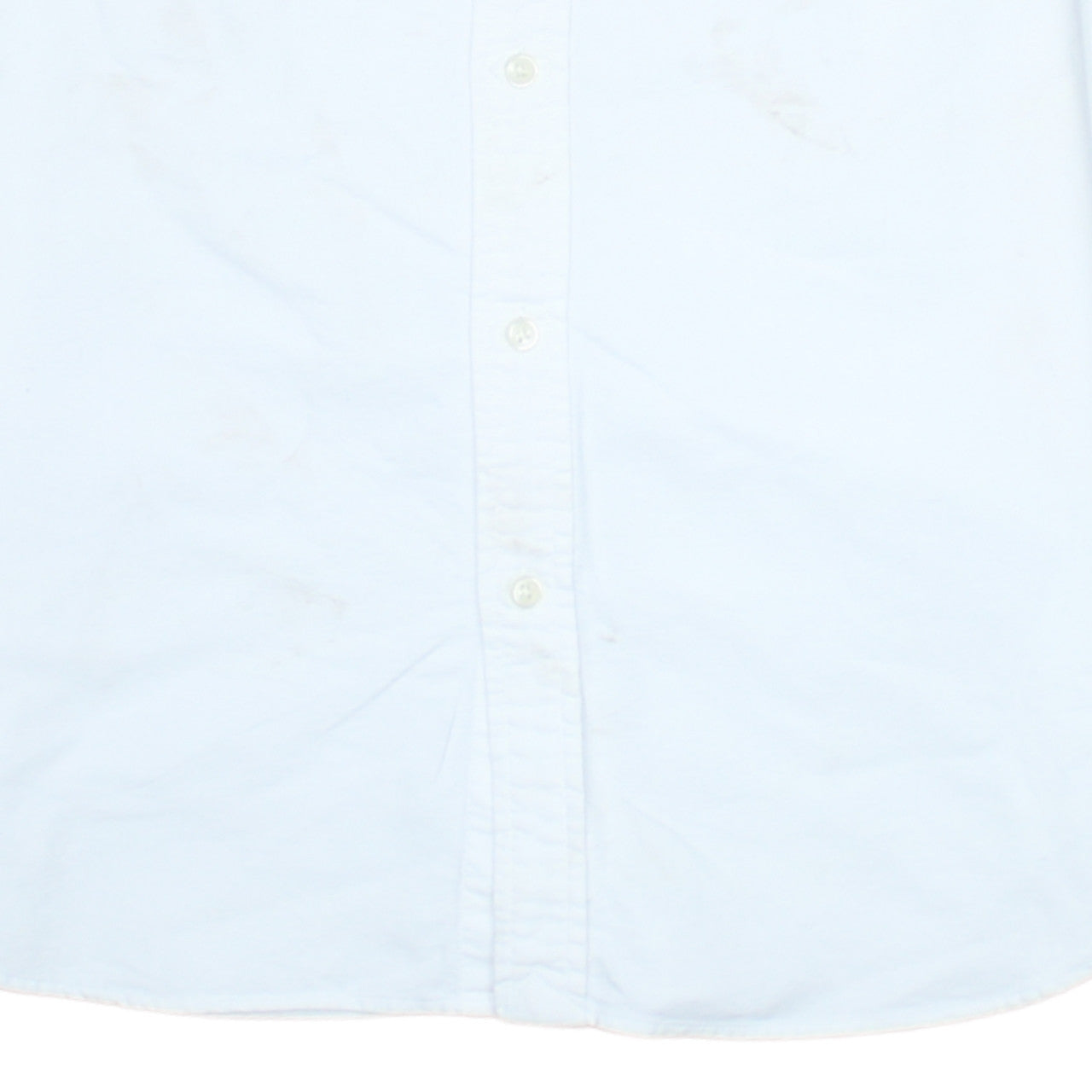 Ralph Lauren Men's White Slim Fit Button-Down Cotton Shirt S