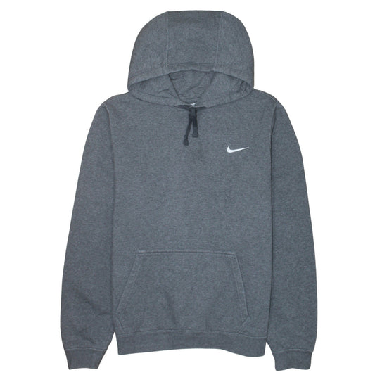 Nike Men's Grey Pullover Hoodie Small Fleece Regular Fit