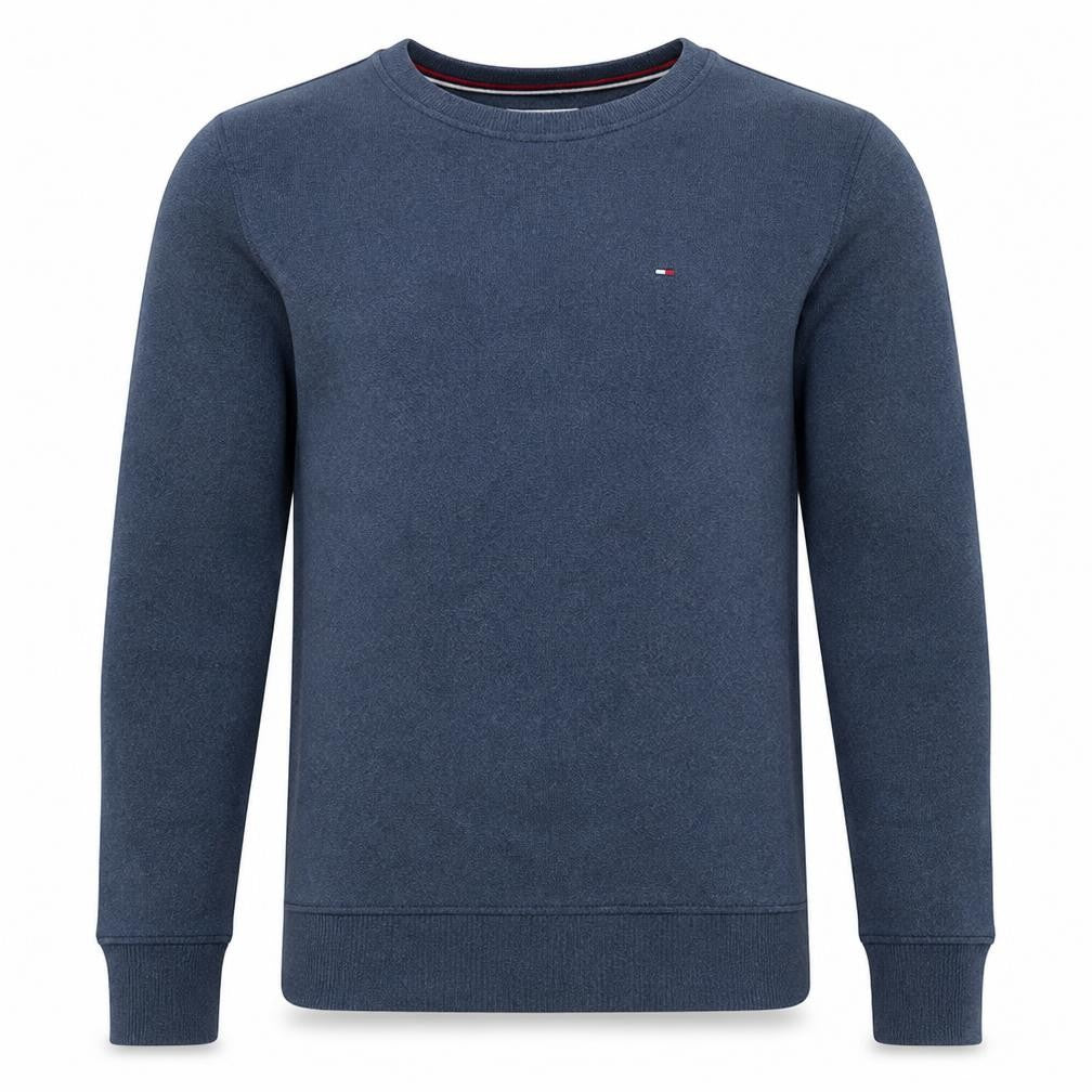 Tommy Jeans Men's Blue Regular Fit Crew Neck Sweatshirt XS