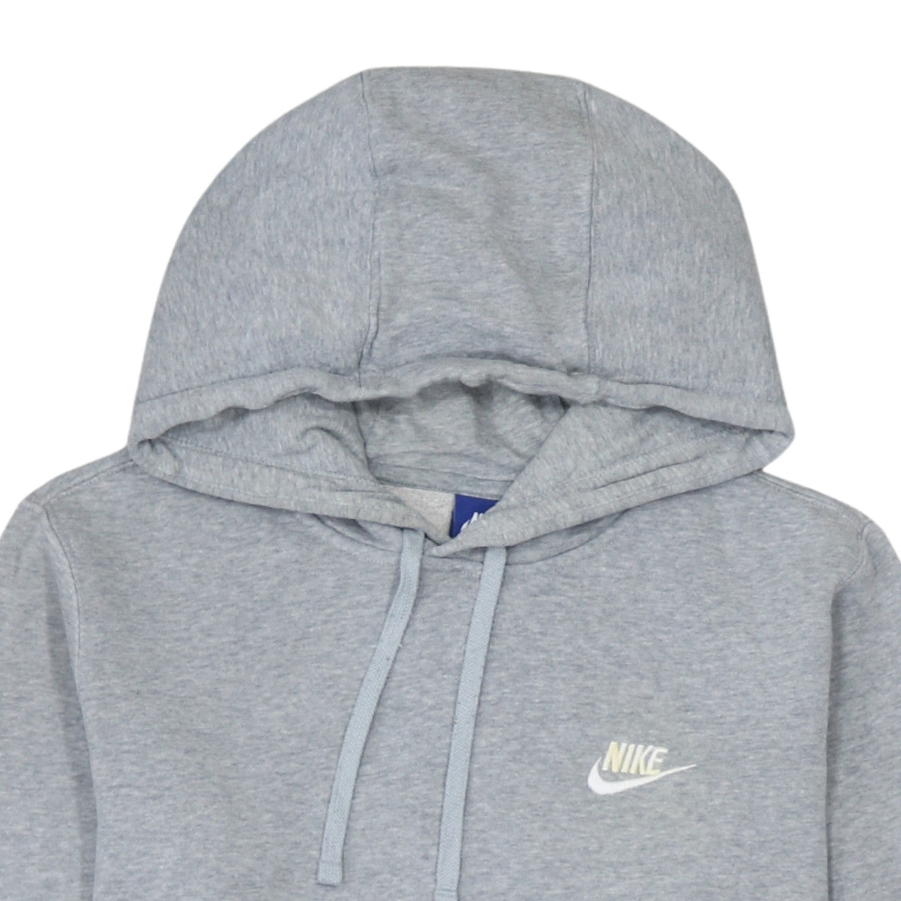 Nike Men's Grey Pullover Hoodie Small Fleece Logo Sweatshirt
