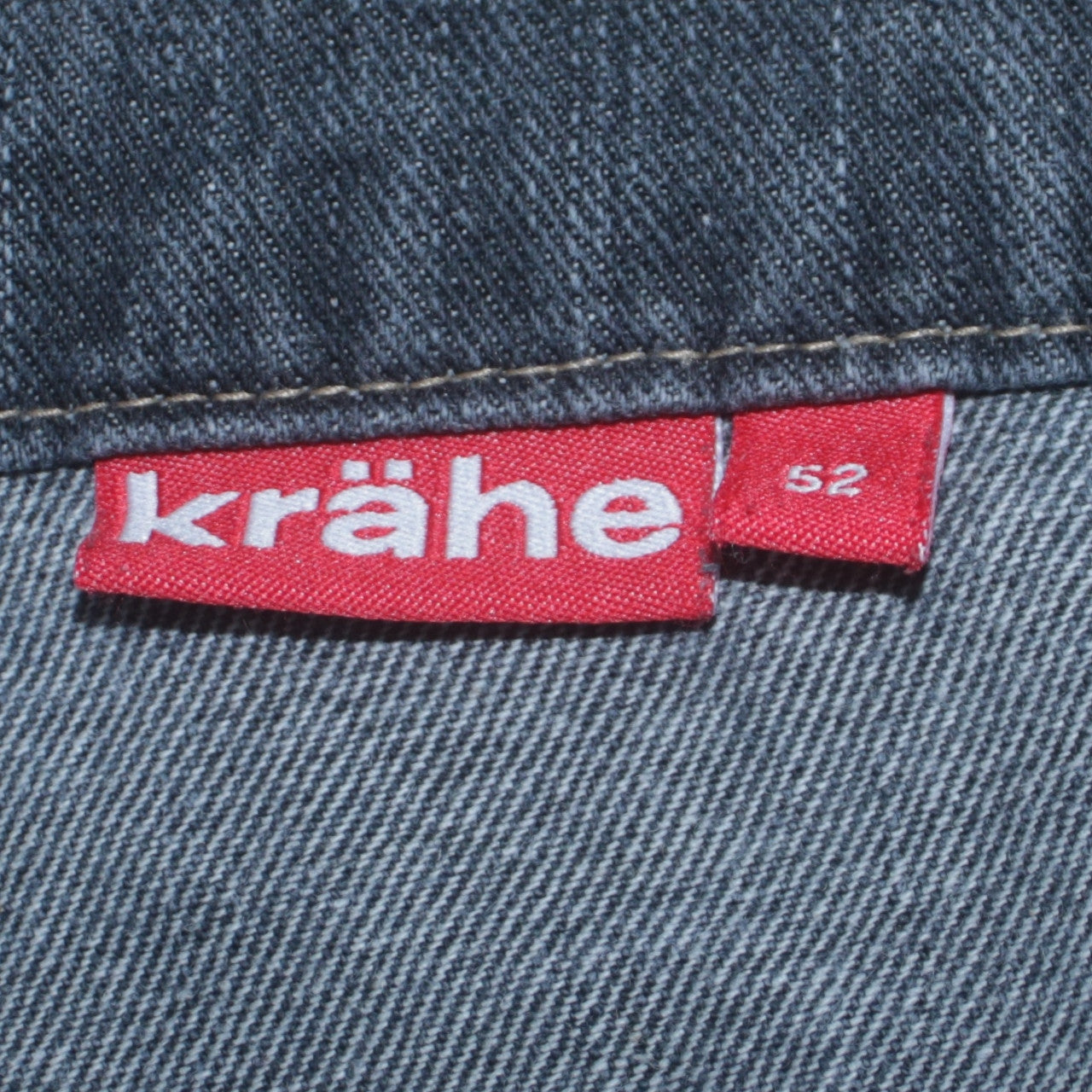 Krahe Workwear Men's Blue Straight Denim Jeans Size 52 Regular