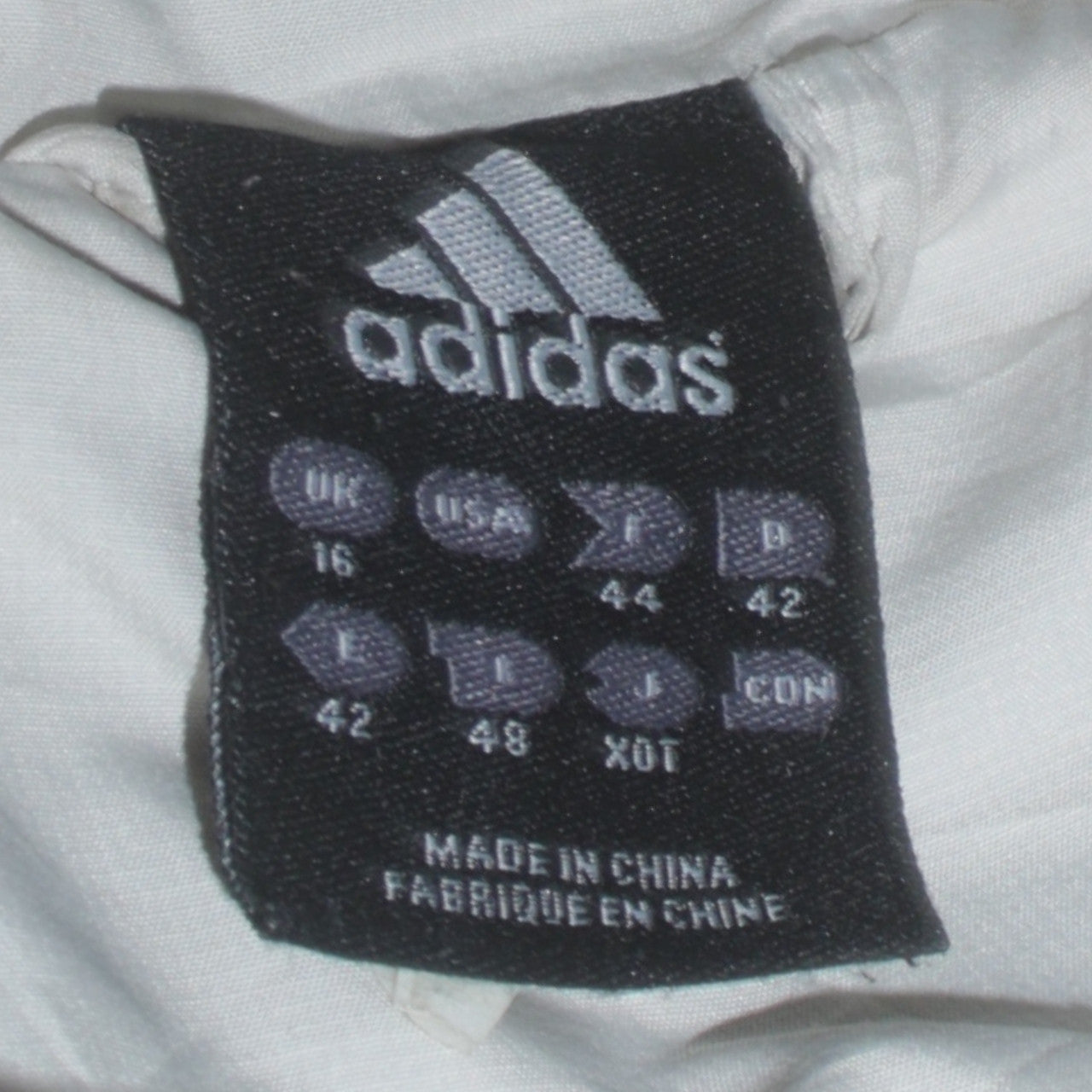 Adidas Women Ivory Quilted Puffer Jacket Size 16 Regular Fit