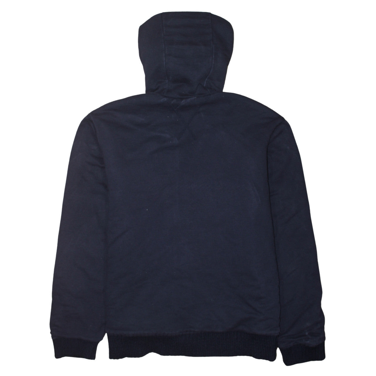 Tommy Hilfiger Men's Blue Full Zip Fleece Lined Hoodie Size L