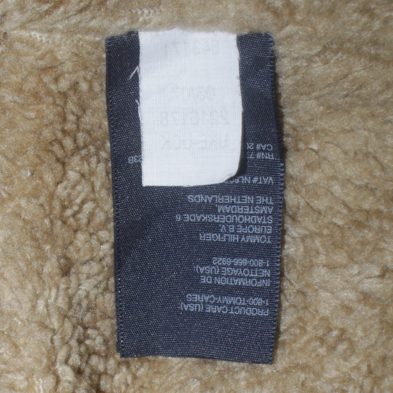 Tommy Hilfiger Men's Blue Full Zip Fleece Lined Hoodie Size L