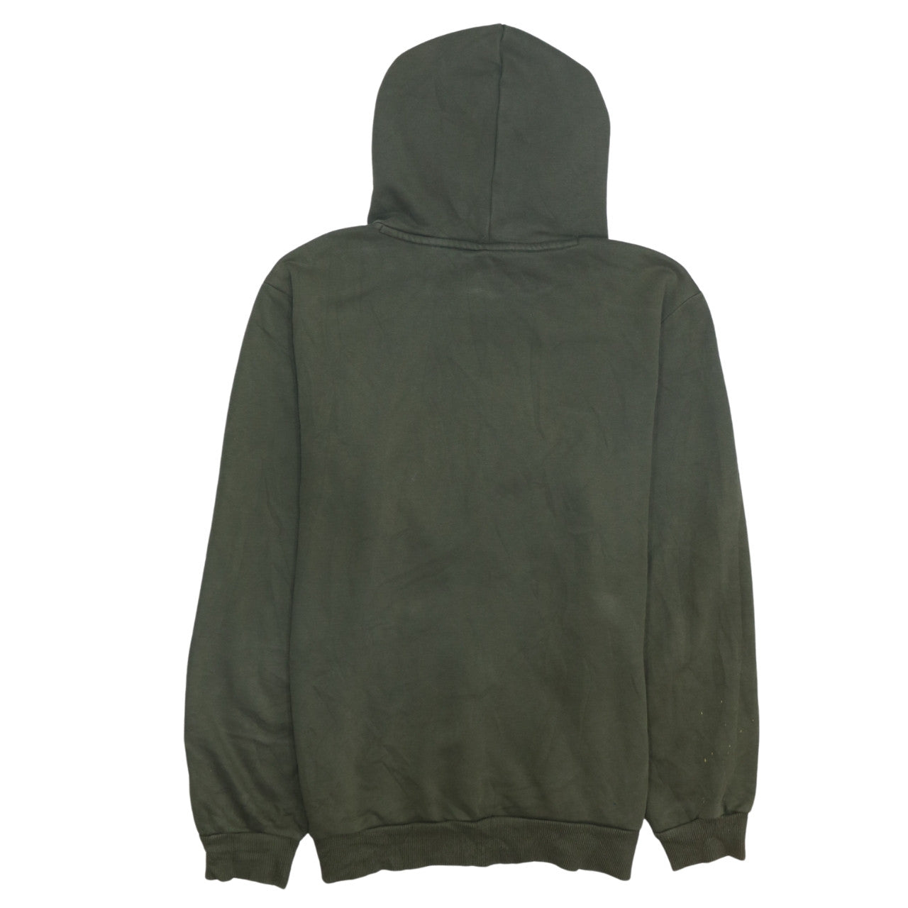 Puma Men's Green Pullover Hoodie Small Logo Sports Fleece