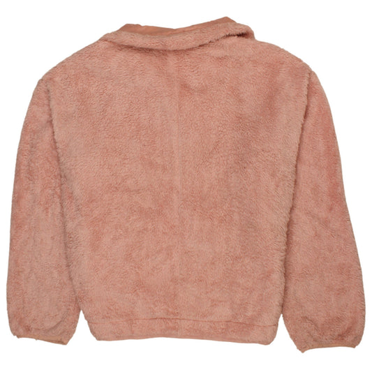 Forever 21 Women Pink Fleece Pullover Sweatshirt Size S