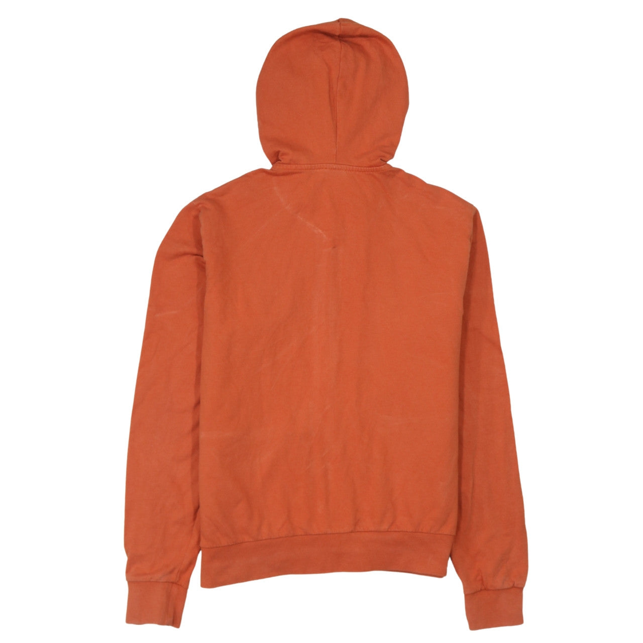Puma Womens Orange Full Zip Hoodie Small Cotton Casual