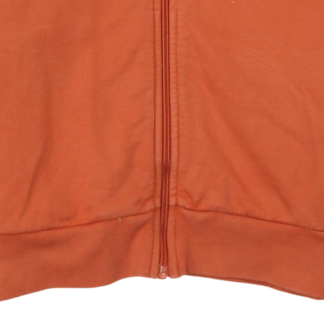 Puma Womens Orange Full Zip Hoodie Small Cotton Casual