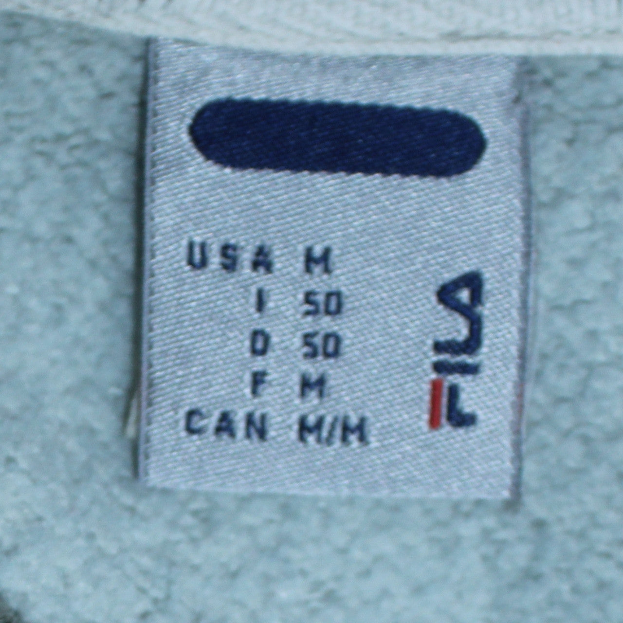 Fila Men's Grey V-Neck Pullover Sweatshirt M Classic Sportswear