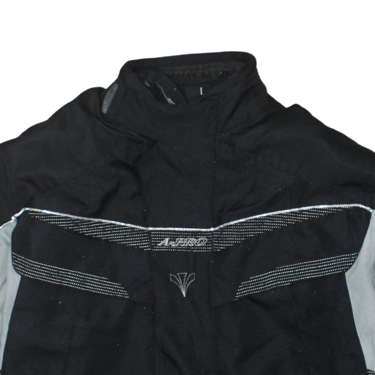 A-Pro Men's Black Motorcycle Jacket L Water Resistant Windproof