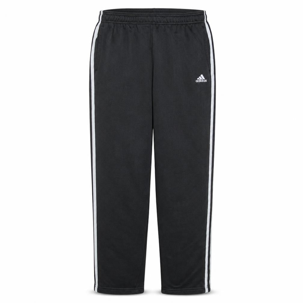 Adidas Men's Black L Jogger Sweatpants with Stripes