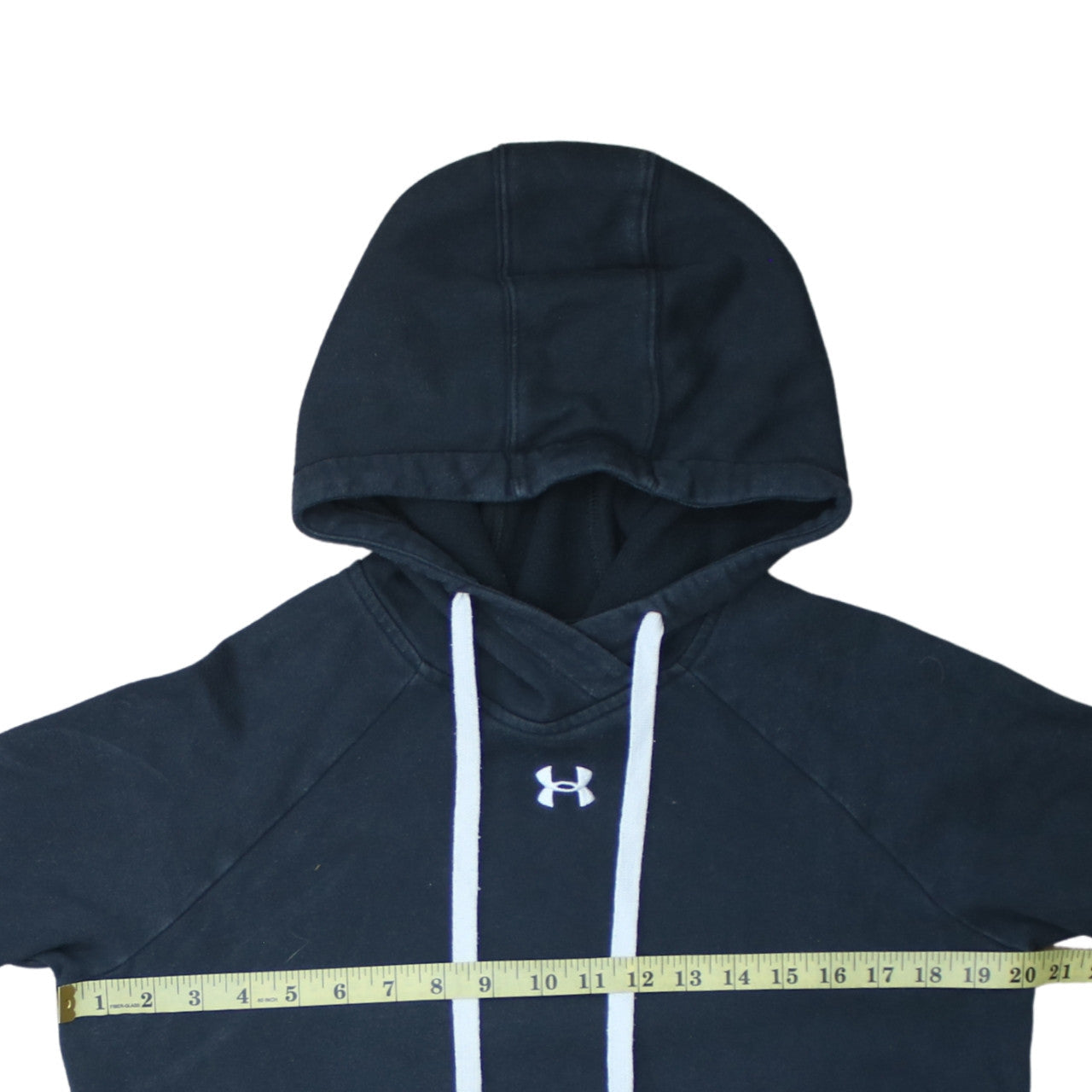 Under Armour Men's Black Small Loose Fit Pullover Hoodie