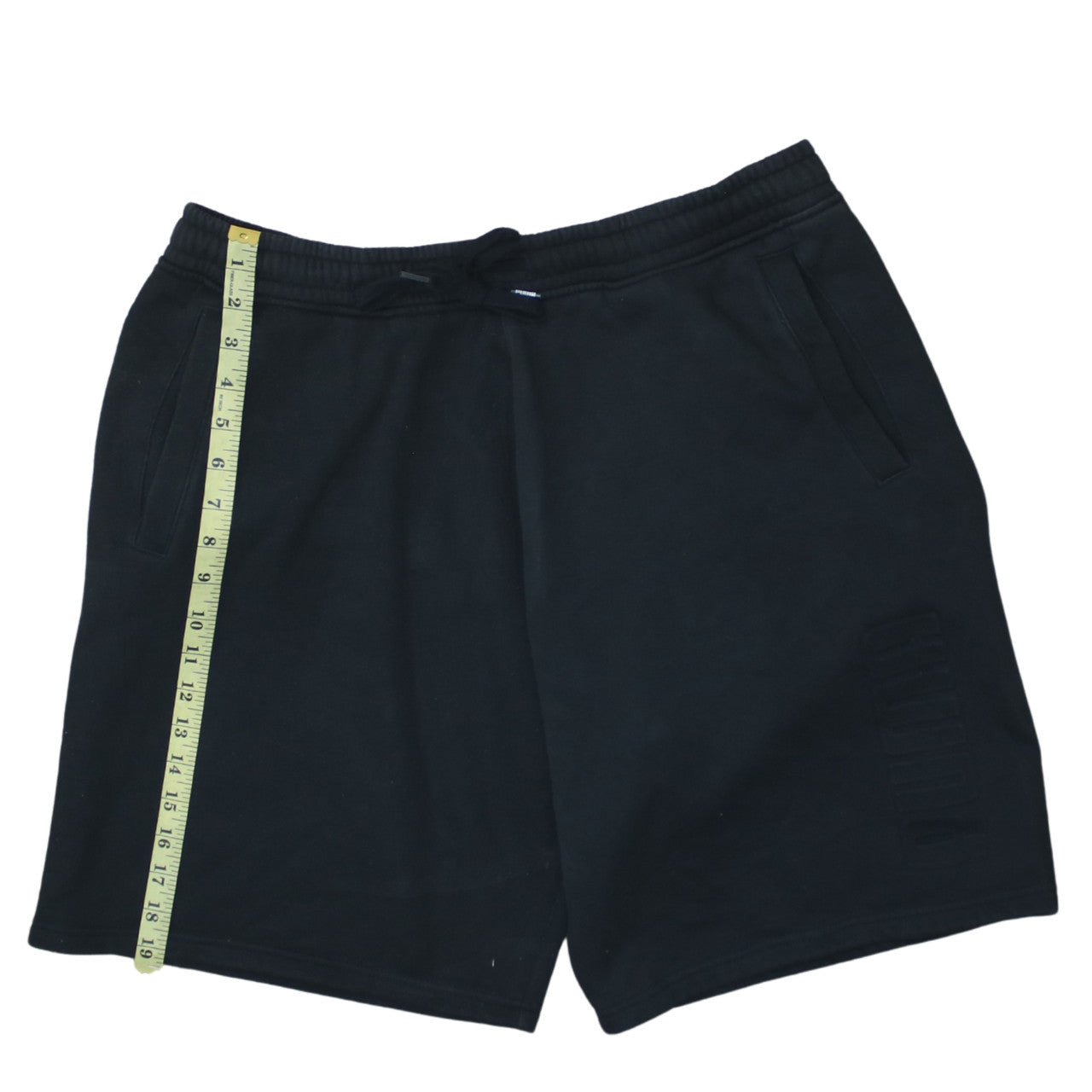 Puma Men’s Black XL Sweat Shorts with Drawstring and Pockets