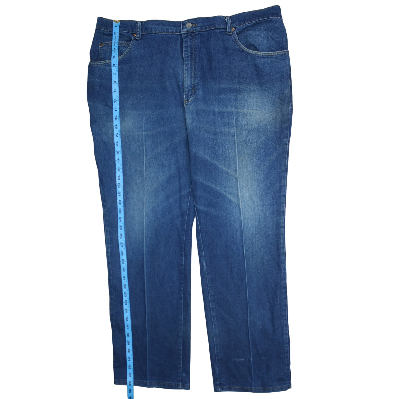 Lee Men’s Blue Regular Fit Straight Jeans 46x32 Denim