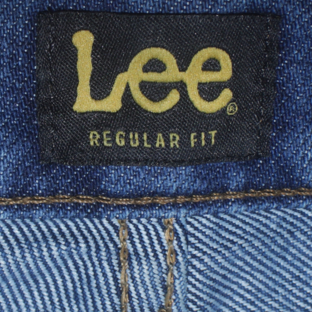 Lee Men’s Blue Regular Fit Straight Jeans 46x32 Denim