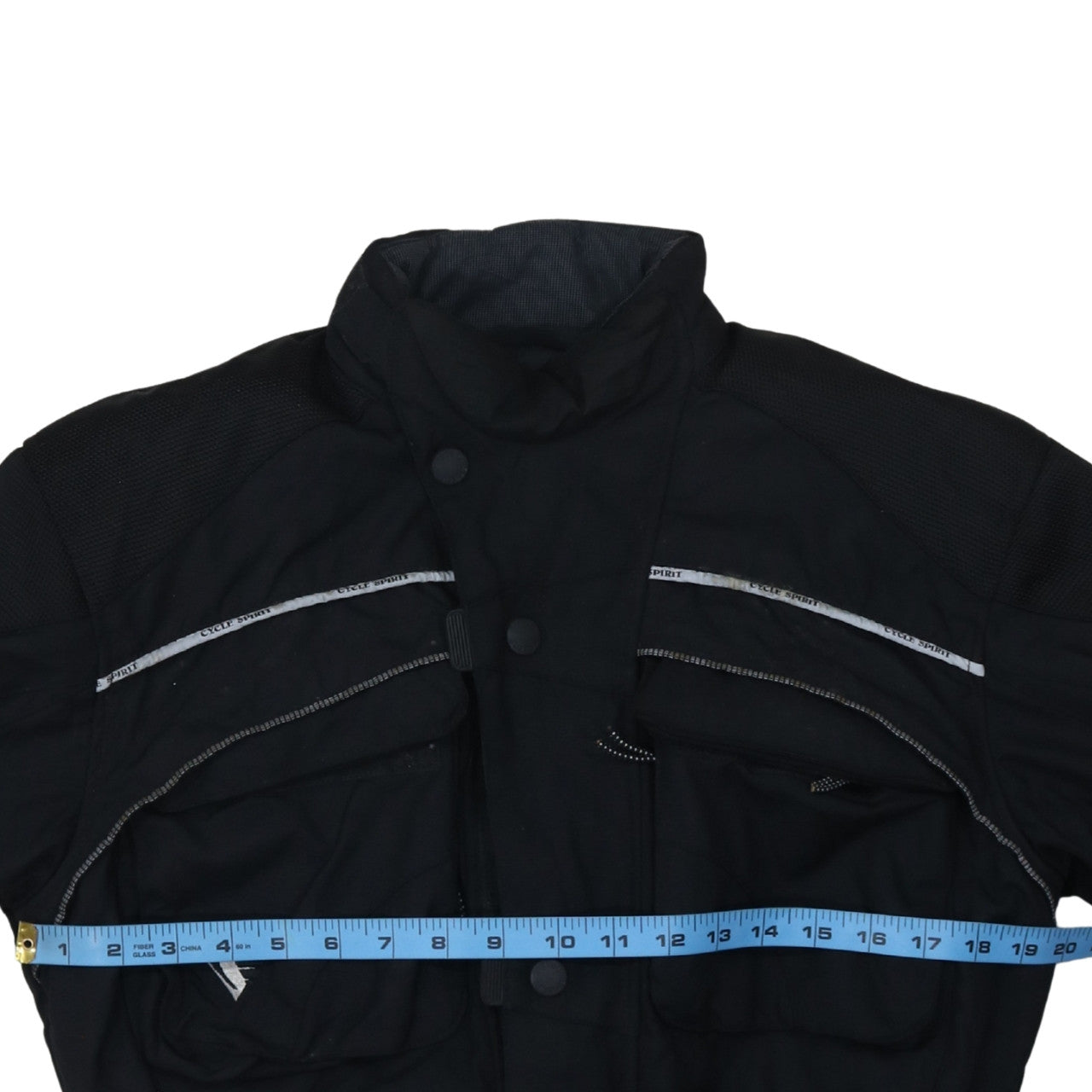 Cycle Spirit Men's Black S Waterproof Motorcycle Jacket