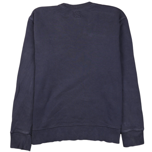 GAP Men Blue M Pullover Crew Neck Fleece Sweatshirt