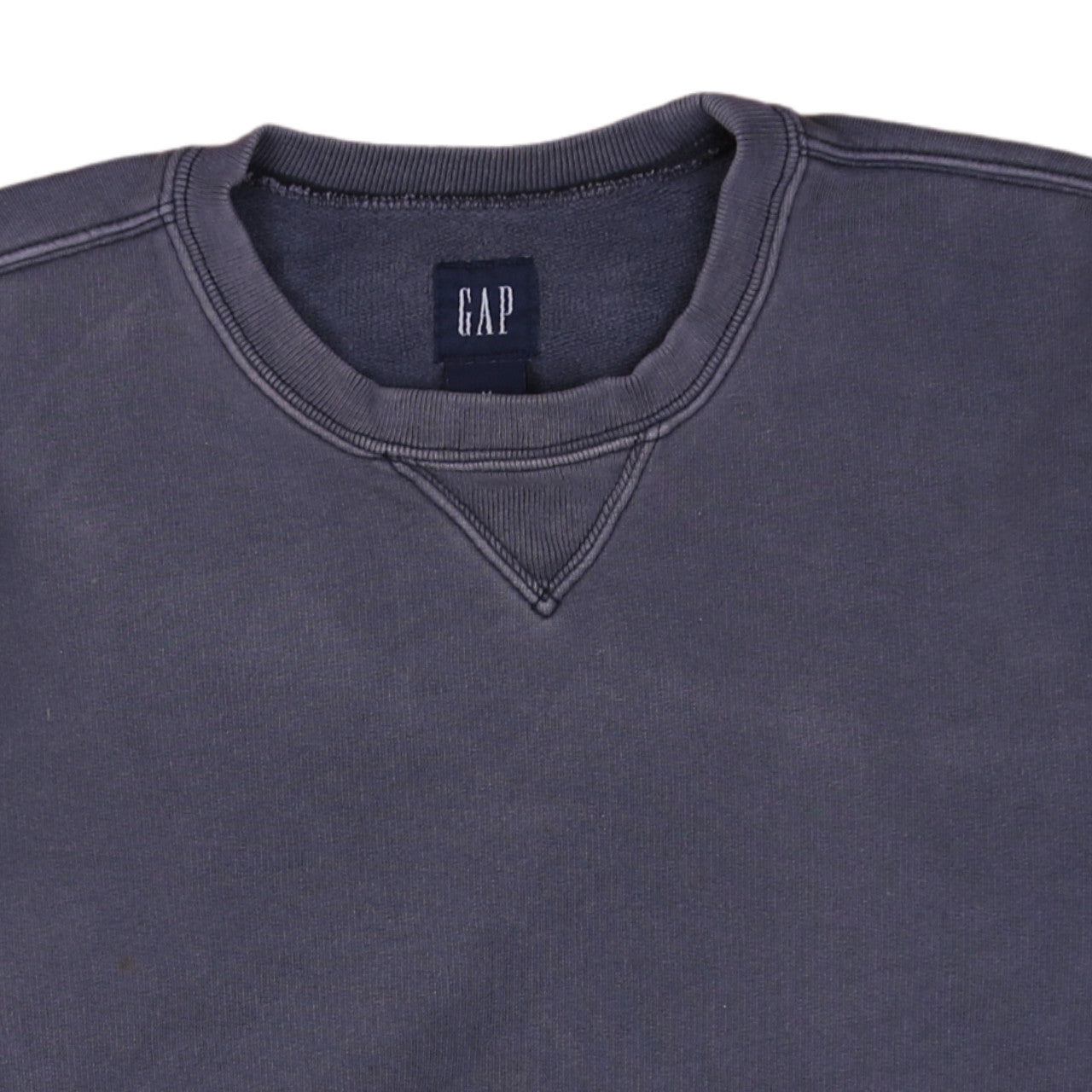 GAP Men Blue M Pullover Crew Neck Fleece Sweatshirt