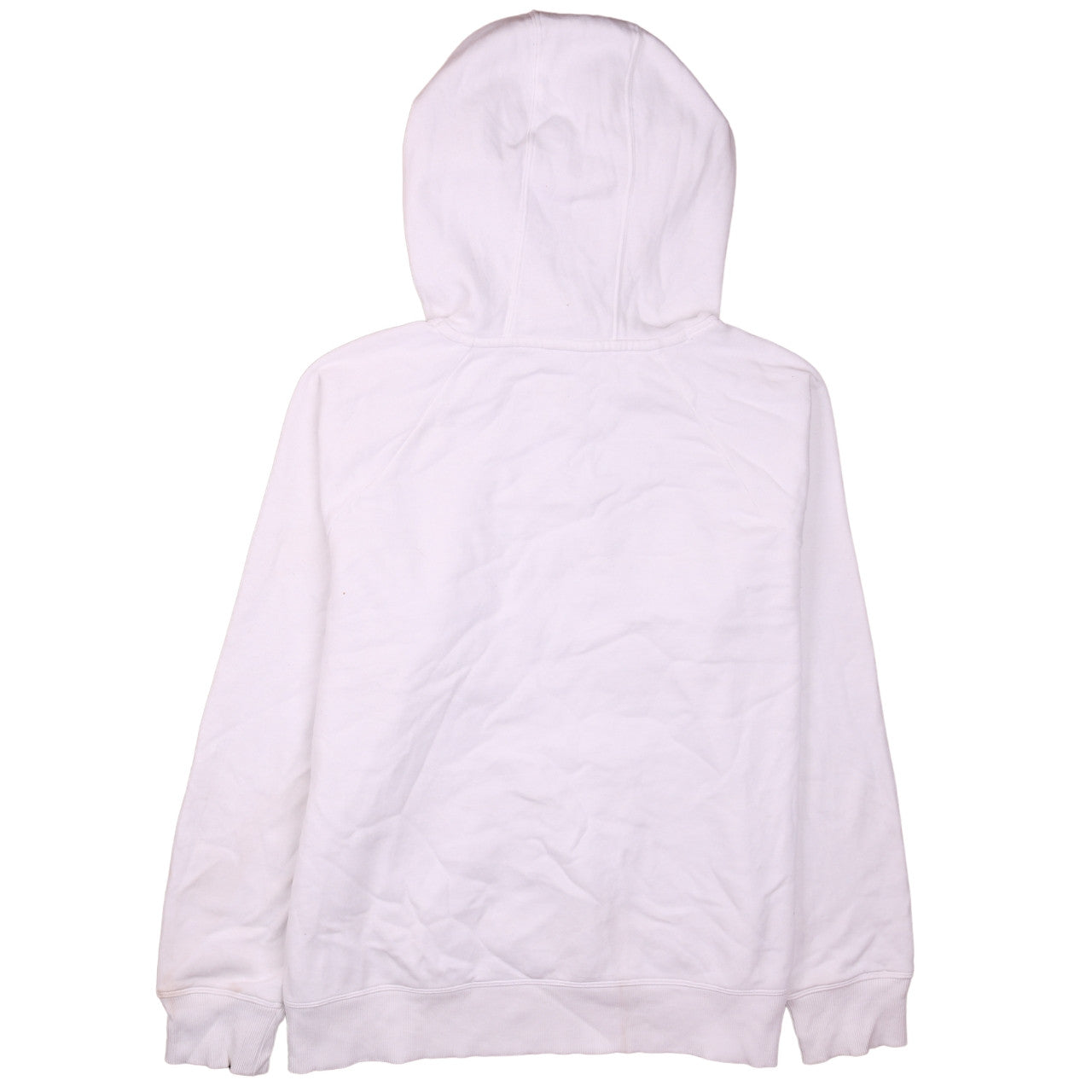 Under Armour Womens White Pullover Hoodie Size L Loose Fit UA Logo