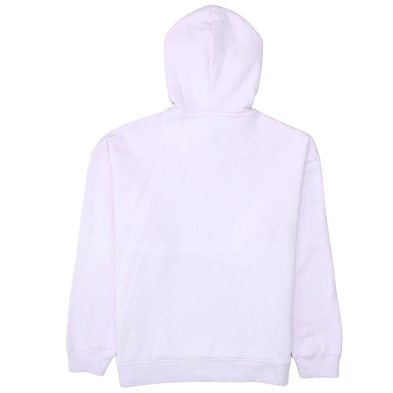Adidas Women Pink Pullover Hoodie Small Logo Print Lined Hooded