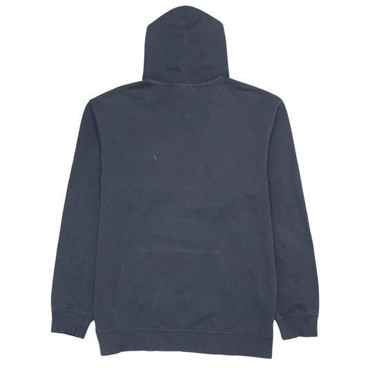 Adidas Men Blue Pullover Hoodie M Regular Fit Sports Style
