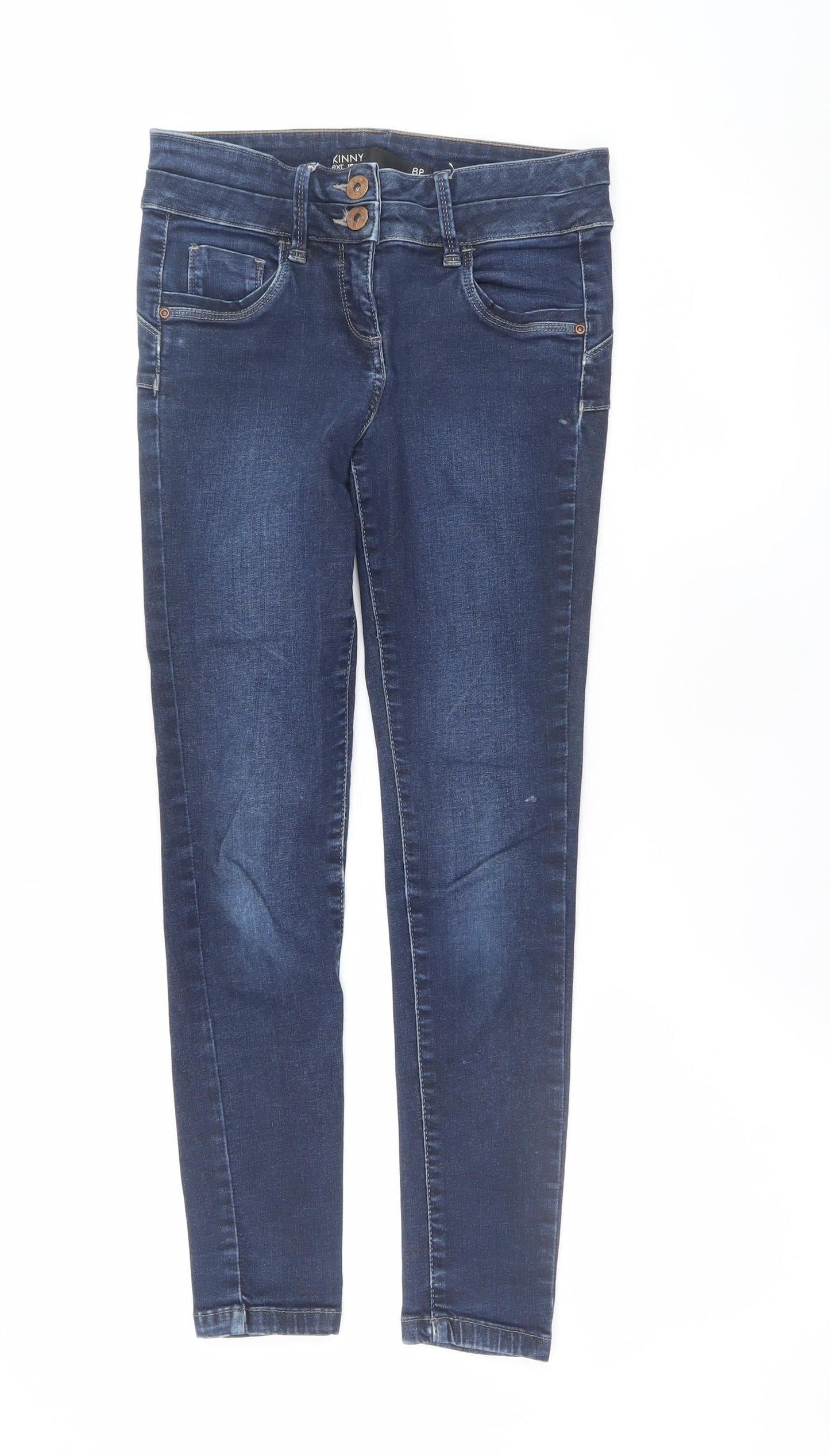 Next Women's Blue Petite Size 8 Skinny Denim Jeans
