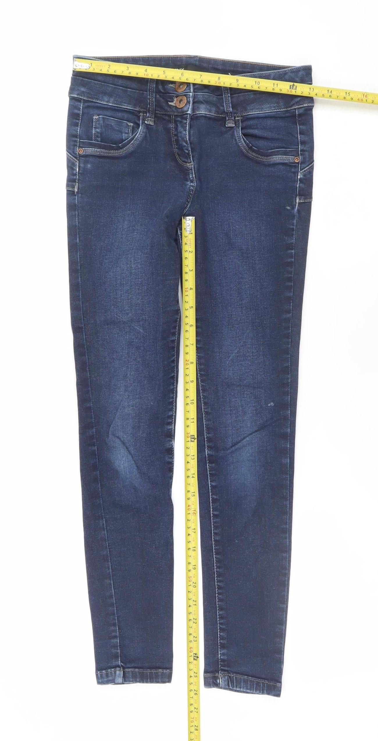 Next Women's Blue Petite Size 8 Skinny Denim Jeans