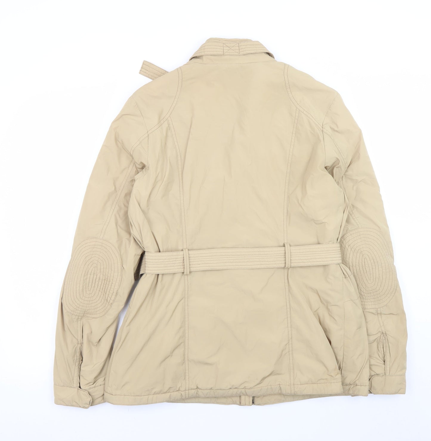 Tommy Hilfiger Women’s Beige Belted Military Jacket XL
