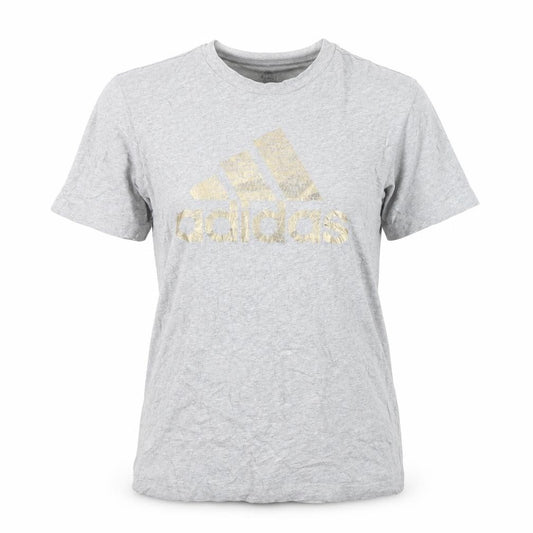 Adidas Womens Grey XS Basic Leeds United T-Shirt
